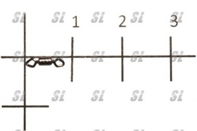Вертлюг TREBLE ROLLING SWIVEL X-PATTERN №10