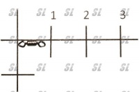 Вертлюг TREBLE ROLLING SWIVEL X-PATTERN №10