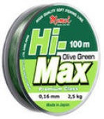 Леска HI-MAX Olive Green в ас
